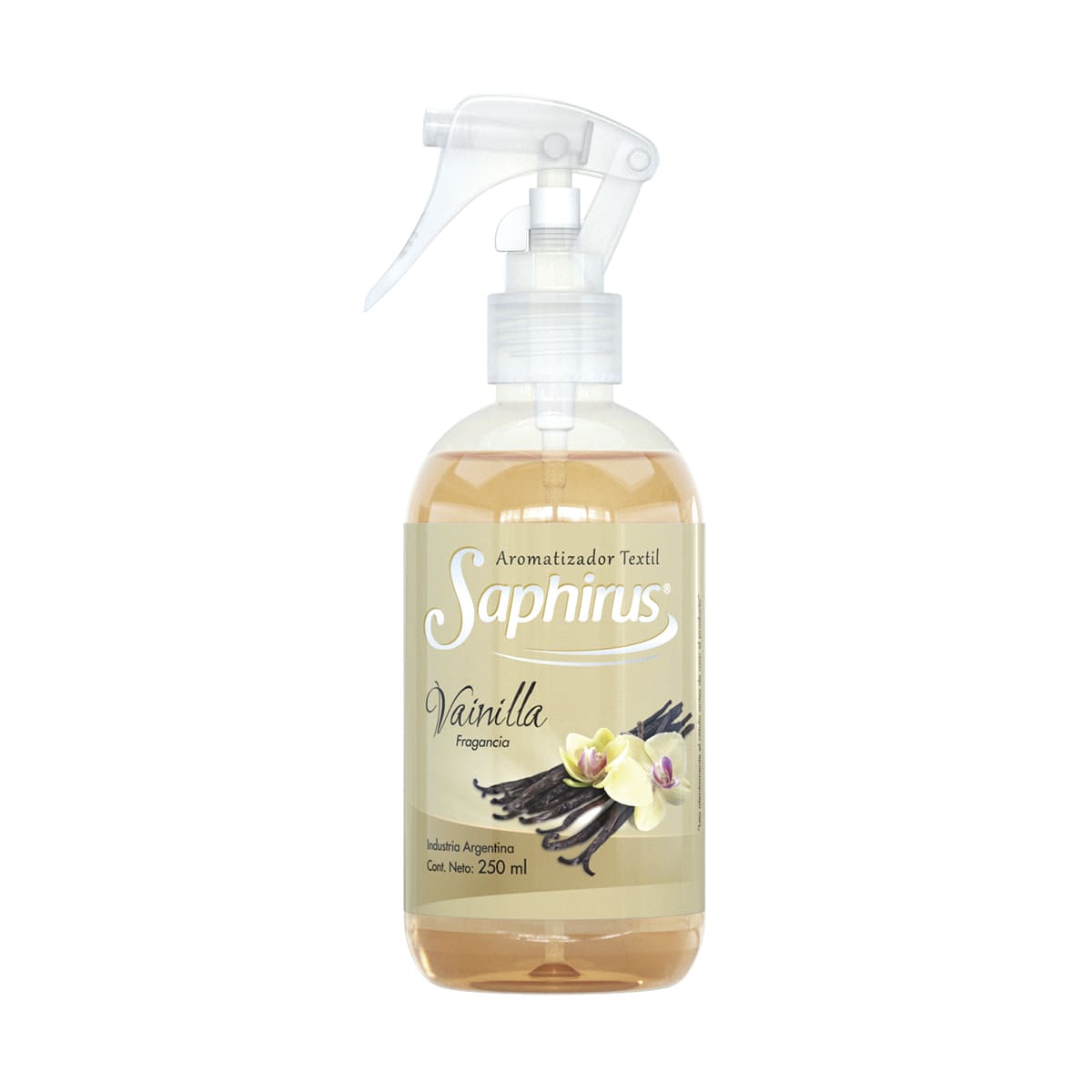 AROMATIZADOR SAPHIRUS TEXTIL VAINILLA 250CC