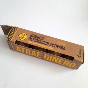 BOMBITAS DEFUMACION SAGRADA MADRE ATRAE DINERO PAQUETE X 4