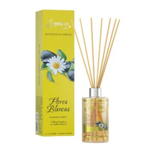 DIFUSOR AROMATICOS SAPHIRUS FLORES BLANCAS 125 CC