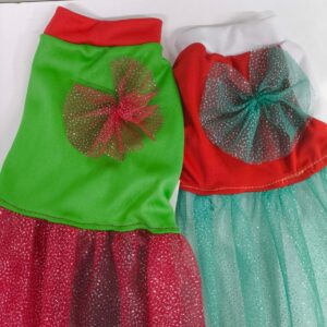 DISFRAZ VESTIDO NAVIDEÑO TALLE XL