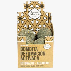 BOMBITAS DEFUMACION SAGRADA MADRE ESTORAQUE ALCANFOR CAJA X 8
