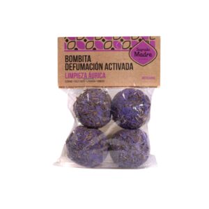 BOMBITAS DEFUMACION SAGRADA MADRE LIMPIEZA AURICA PAQUETE X 4