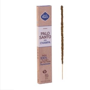 SAHUMERIOS SAGRADA MADRE PALO SANTO CON CHAMPA ECOLOGICO X8