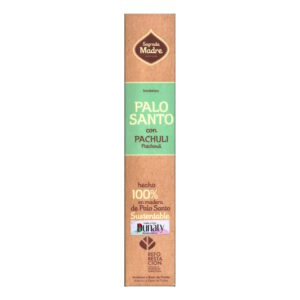 SAHUMERIOS SAGRADA MADRE PALO SANTO CON PATCHOULI ECOLOGICO X8