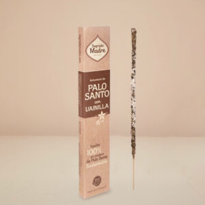 SAHUMERIOS SAGRADA MADRE PALO SANTO CON VAINILLA ECOLOGICO X8