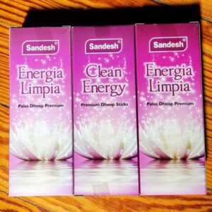 SAHUMERIOS SANDESH PREMIUM DHOOP STICKS ENERGIA LIMPIA