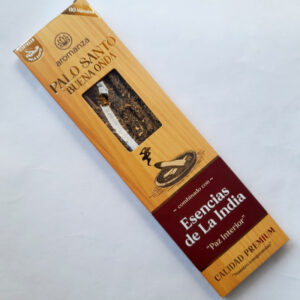 SAHUMERIOS PALO SANTO BUENA ONDA AROMANZA ESENCIAS DE LA INDIA X8