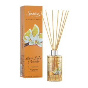 DIFUSOR AROMATICOS SAPHIRUS LIMON DULCE Y VAINILLA 125CC
