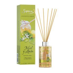 DIFUSOR AROMATICOS SAPHIRUS MIEL Y LIMON 125CC