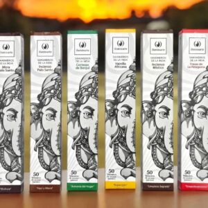 SAHUMERIOS INDIA ILUMINARTE RECTANGULAR YAGRA PALO SANTO X 12