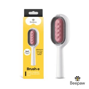 CEPILLO CON SPRAY PARA PELO CORTO ROSADO BRUSH-E