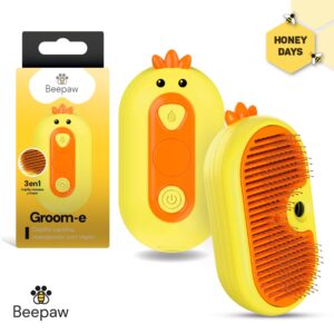 CEPILLO A VAPOR CON CARDINA GROOM-E AMARILLO