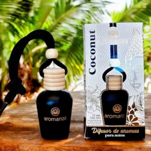 DIFUSOR PARA AUTOS BLACK AROMANZA COCONUT 12ML
