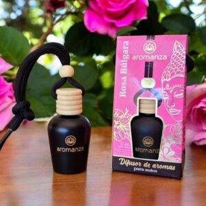 DIFUSOR PARA AUTOS BLACK AROMANZA ROSA BULGARA 12ML