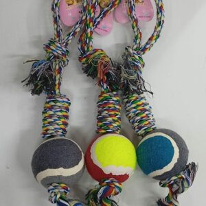 JUGUETE TRENZA CON PELOTA DE TENIS