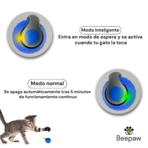 PELOTA INTELIGENTE CON COLA AZUL SPEED-E