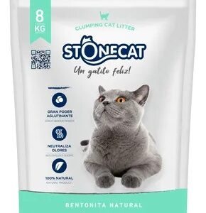 PIEDRAS SANITARIAS ARENA STONECAT NEUTRO X 8KG