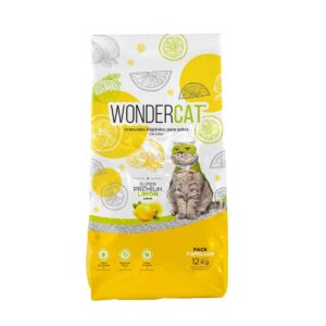 PIEDRAS SANITARIAS WONDERCAT LIMON 12KG