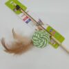 VARITA PARA GATO CIRCULO RAYADO QC-2045