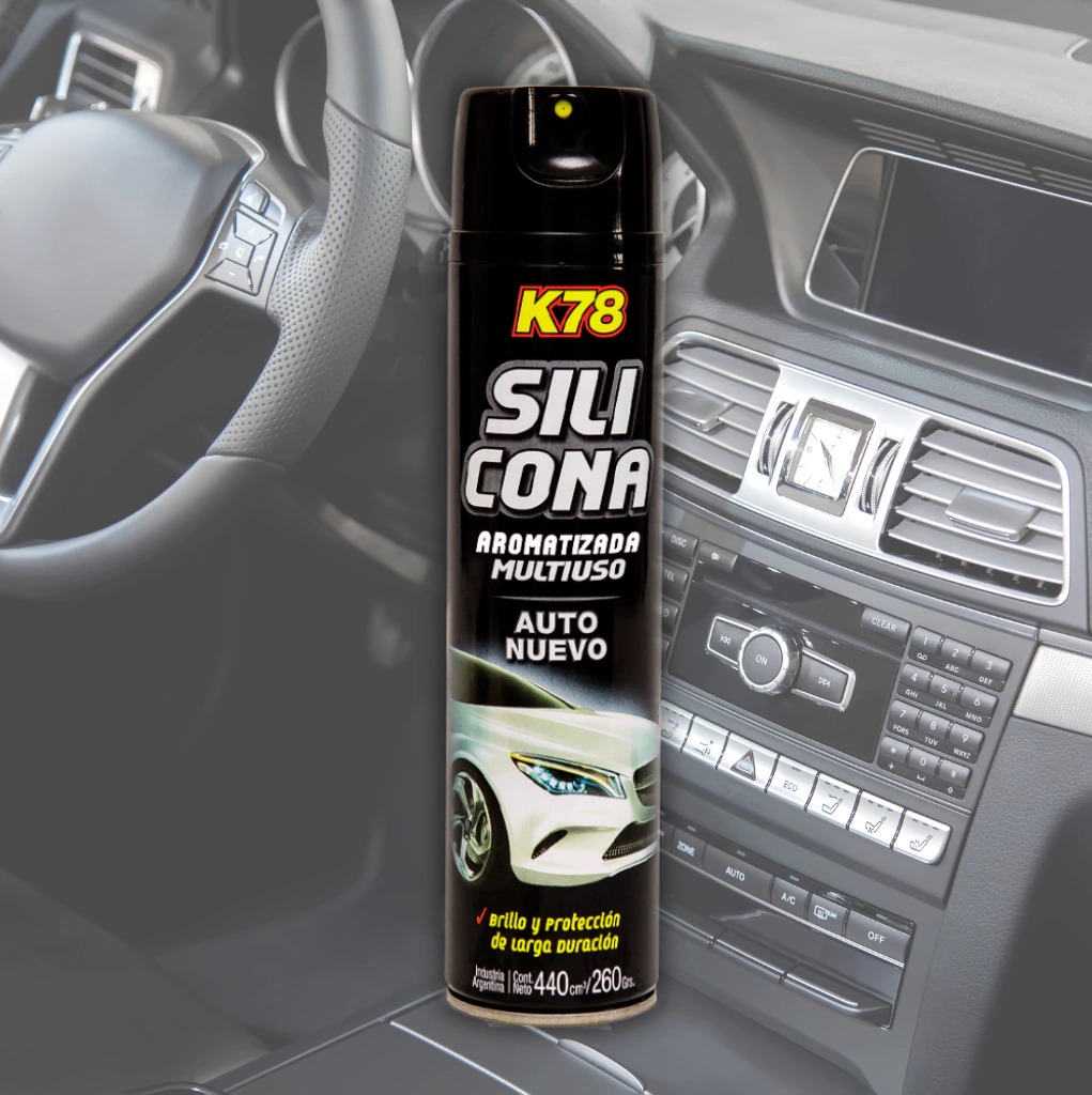 SILICONA MULTIUSO AEROSOL AUTO NUEVO 400CC K78