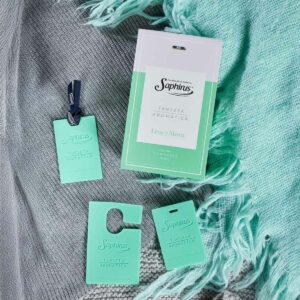 TARJETA AROMATICA SAPHIRUS LIMA Y MENTA