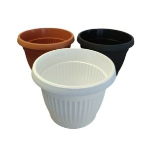 LJ-MACETA DENISE COLOR TEJA Nº 55 BLANCO