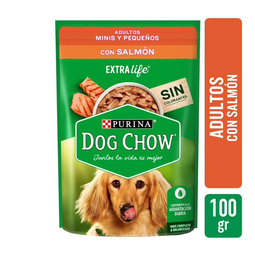 POUCH DOG CHOW ADULTO PEQUE脩O SALMON