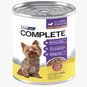 LATAS COMPLETE PERRO ADULTO R.P TROCITOS EN SALSA CARNE 340G