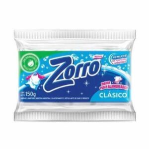 JABON DE LAVAR ZORRO CLASICO 150GR