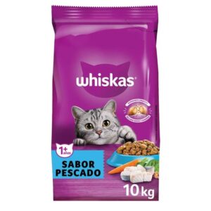 WHISKAS GATO ADULTO PESCADO 10KG