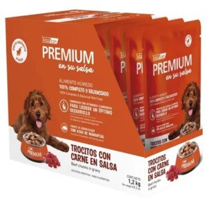 POUCH VITALCAN PREMIUM PERRO CACHORRO CARNE 100G