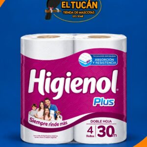 PAPEL HIGIENICO HIGIENOL PLUS 30M X10