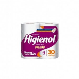 PAPEL HIGIENICO HIGIENOL PLUS 30M X10