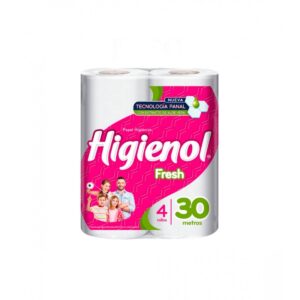 PAPEL HIGIENICO HIGIENOL FRESH 30M X12