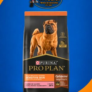 PRO PLAN PERRO SENSITIVE SKIN RAZA MEDIANA Y GRANDE 12KG