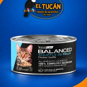 LATAS BALANCED GATO ADULTO SOUFLE DE POLLO 85GR