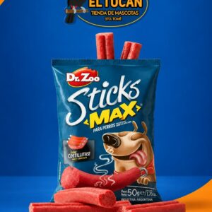 STICKS MAX COSTILLITAS DR.ZOO 50G