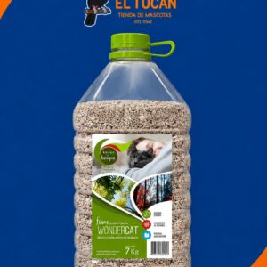 PIEDRAS SANITARIAS WONDERCAT BIDON ARENA AGLOMER BRISA DEL BOSQUE 7KG