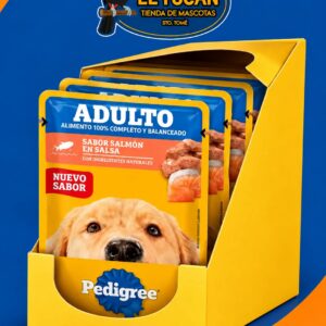 CAJA POUCH PEDIGREE ADULTO SALMON X 12 UNIDADES