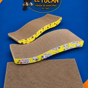 RASCADOR CARTON C/ONDAS Y HIERBA GATERA