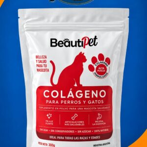 COLAGENO PARA PERROS Y GATOS BEAUTI PET 200GM